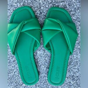 J. Crew Twisted Slide Sandals - NWOT (sz 6)